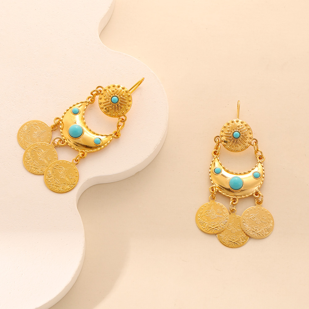 Ethnic Fashion Co In - KDE Women's Arabic Luxury Gold Coin