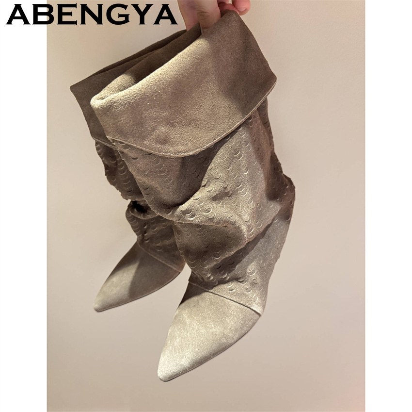 Women's Mid Calf Short Boots 2 - New Ethnic Fashion review and price