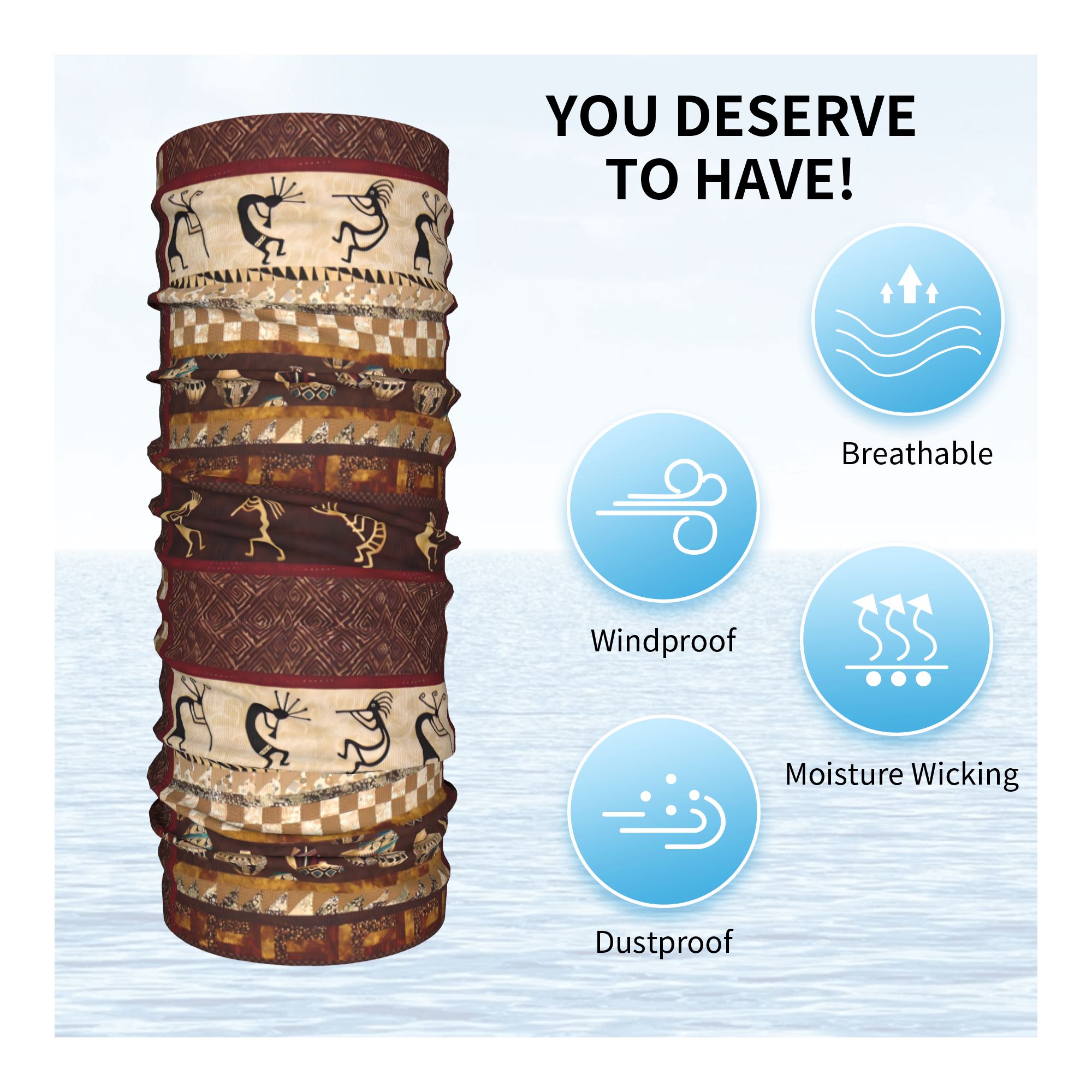 Custom Kokopelli Winter Headba - Ethnic Fashion Design review and price