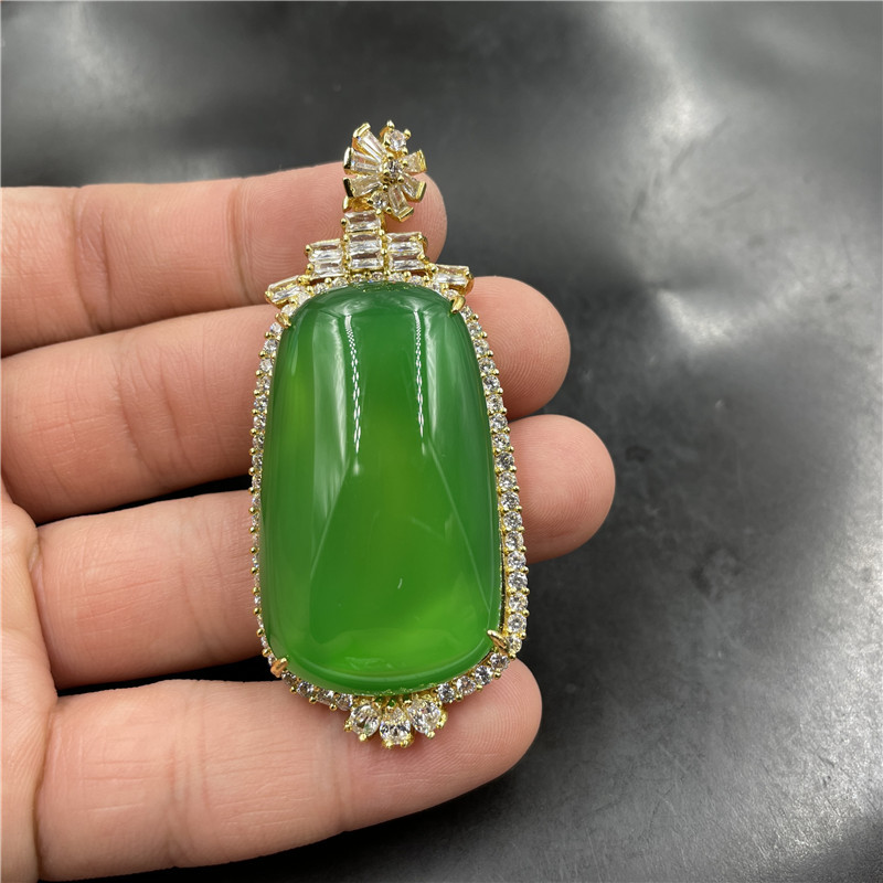 New 925 Silver With Chalcedony - Ethnic Fashion Design review and price