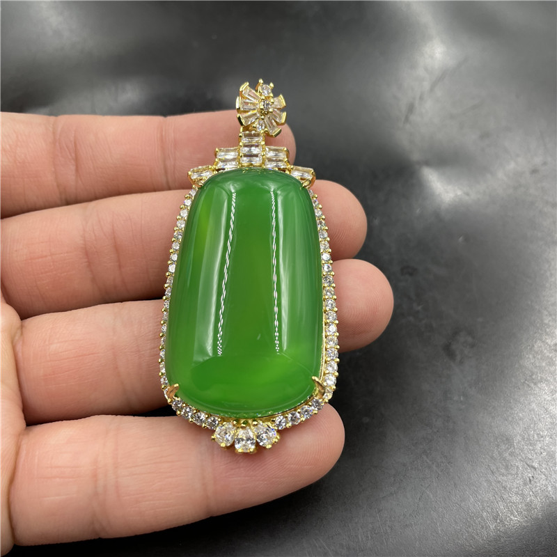 New 925 Silver With Chalcedony - Ethnic Fashion Design review and price