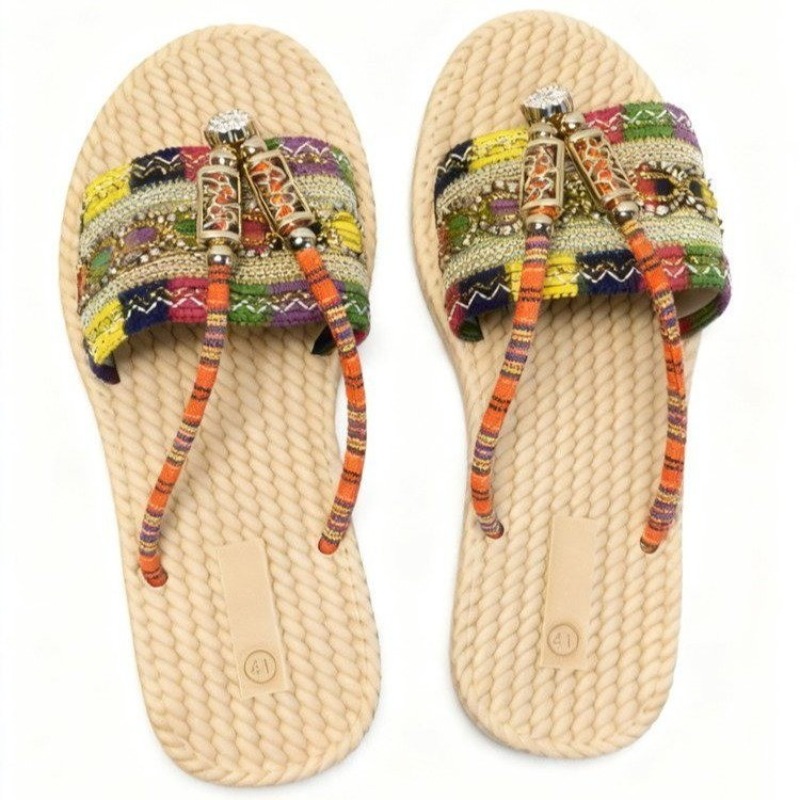 Women Slippers Outdoor Handwov - Ethnic Modern Fashion review and price