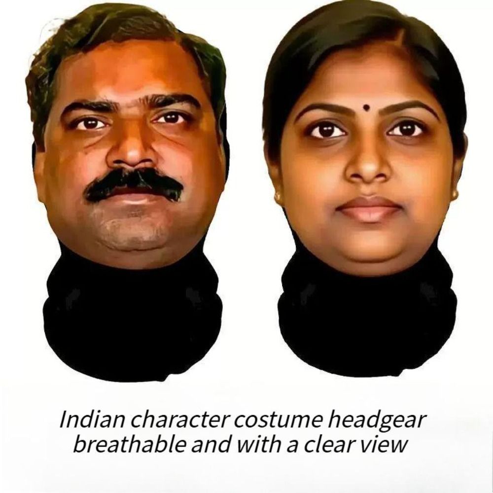 Funny Indian-style Mask Spoof  - Ethnic Fashion India review and price