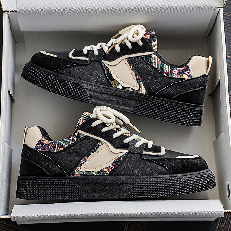 Men's Vintage Patchwork Platfo - Ethnic Modern Fashion review and price