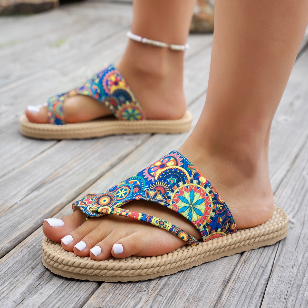 Women Slippers Open Toe Slip o - Ethnic Modern Fashion review and price