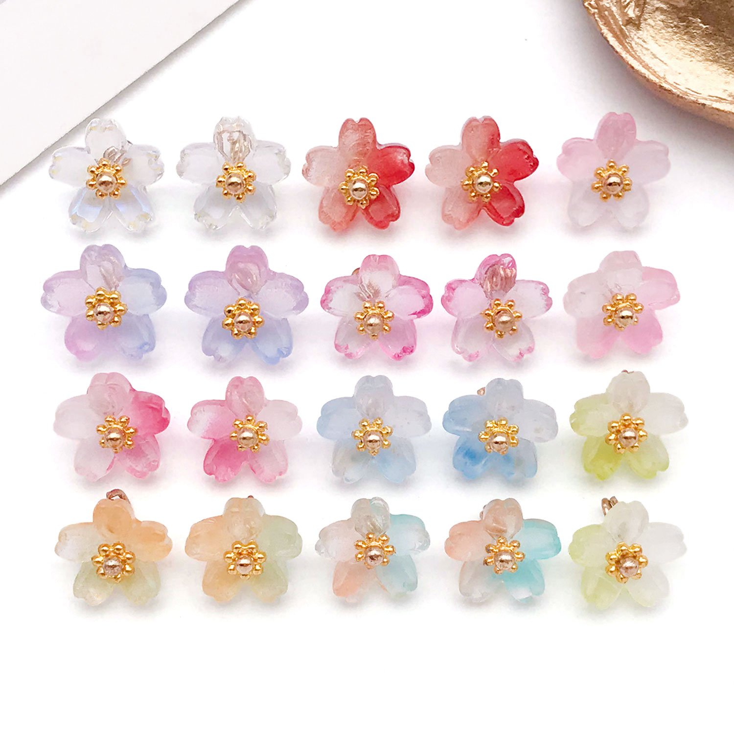 10/20pcs Vibrant Glass Cherry  - Ethnic Modern Fashion review and price