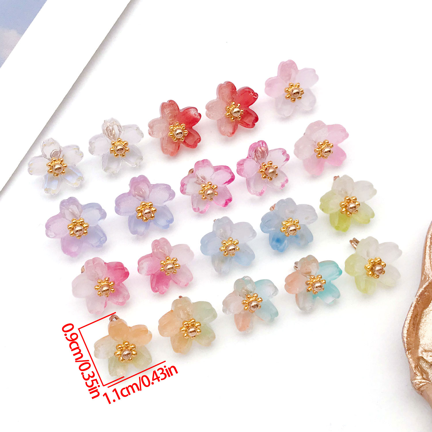 10/20pcs Vibrant Glass Cherry  - Ethnic Modern Fashion review and price